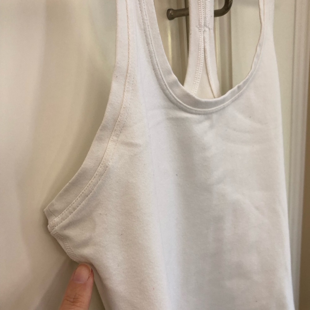 lululemon athletica White Racerback Tank Top - Picture 3 of 7